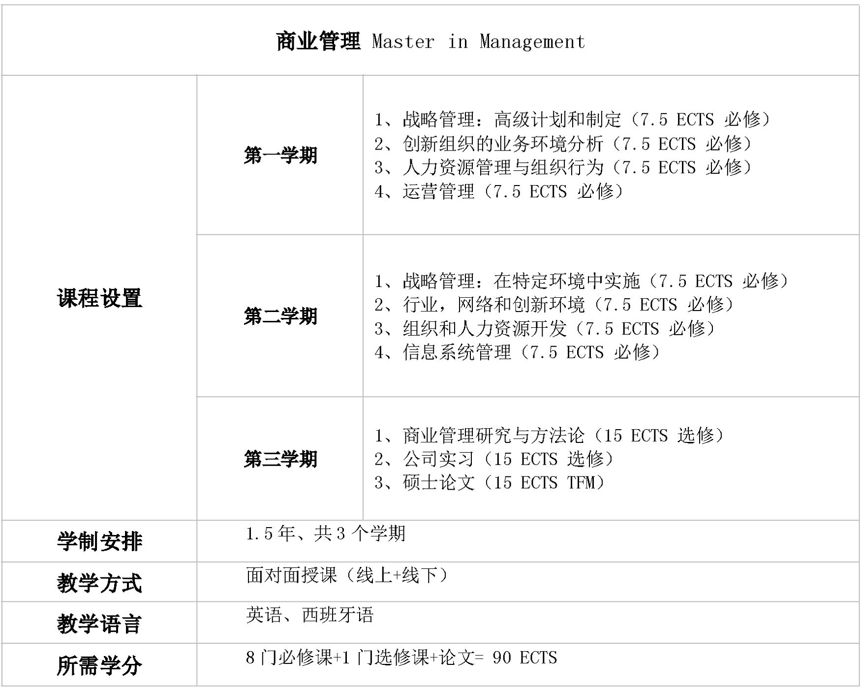 课程计划